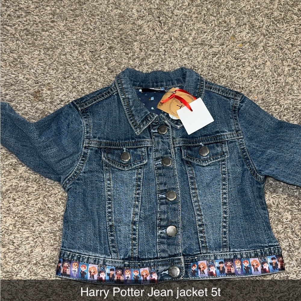 Warner Bros. Harry Potter Kids Blue Denim Jacket